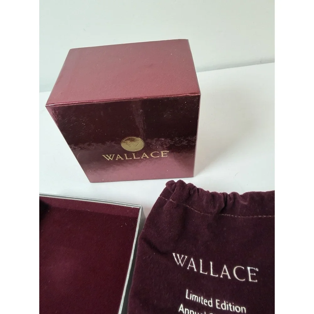 Vintage Wallace Silversmiths 2005 Annual Sleigh Bell Christmas Ornament